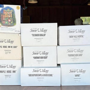 More Department 56 Snow Village Items - Buyer&#39;s Choice