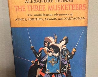 Vintage Book - The Three Musketeers by Alexandre Dumas Book, 1961