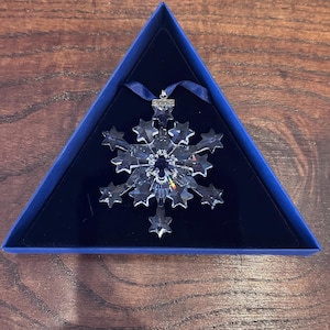 2004 Swarovski Snowflake Ornaments - Etsy