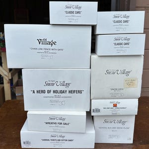 Yup, EVEN MORE Department 56 Snow Village Items - Buyer&#39;s Choice