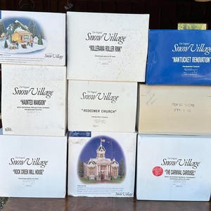 Another Batch of MORE Department 56 Snow Village Items - Buyer&#39;s Choice