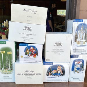MUCH MUCH MORE Department 56 Snow Village Items - Buyer&#39;s Choice