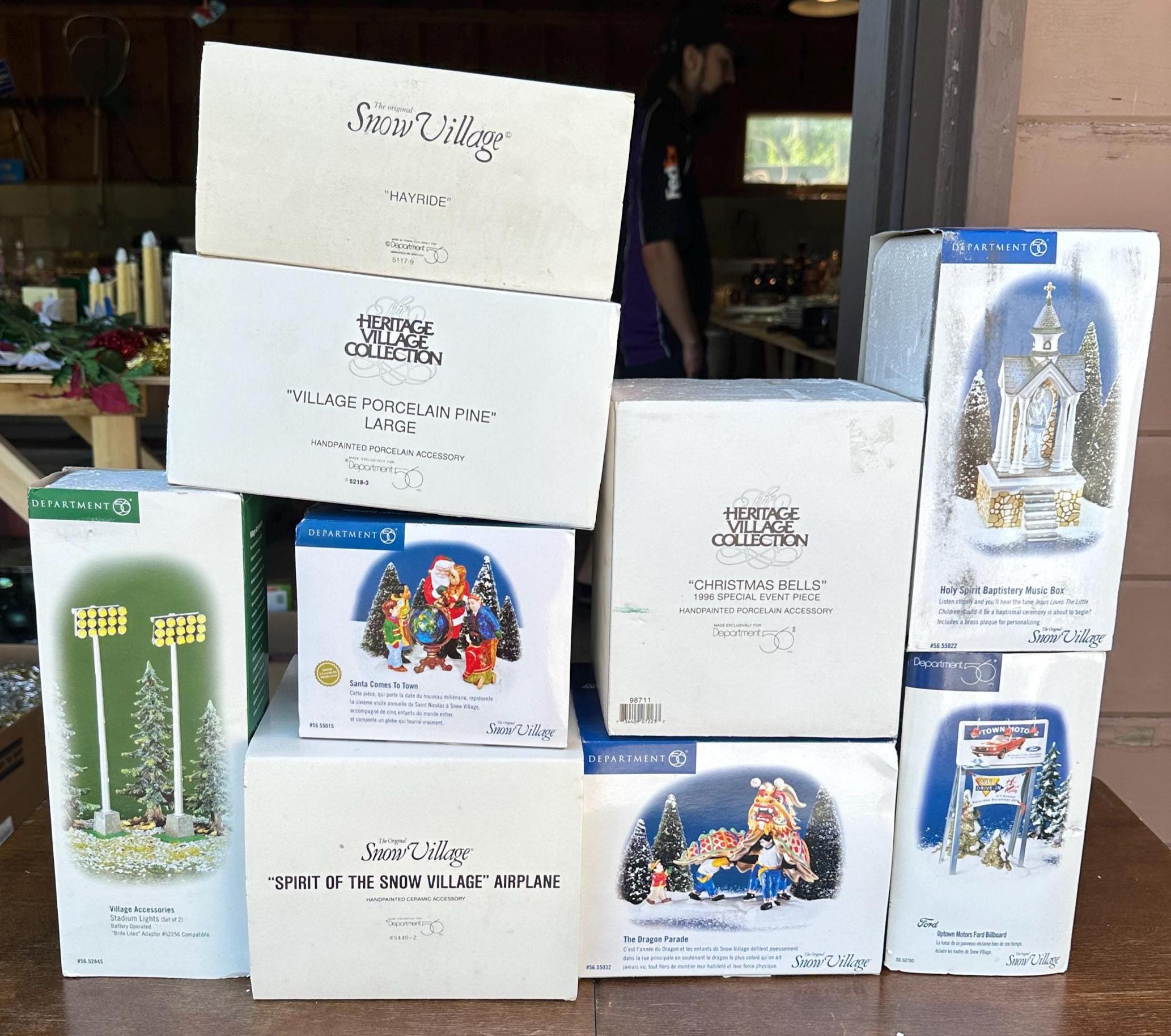 MUCH MUCH MORE Department 56 Snow Village Items - Buyer's Choice