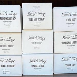 Even MORE Department 56 Snow Village Items - Buyer&#39;s Choice