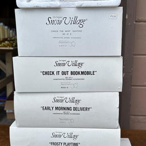 Yes, MORE Department 56 Snow Village Items - Buyer&#39;s Choice