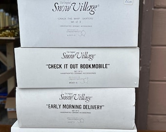 Yes, MORE Department 56 Snow Village Items - Buyer's Choice
