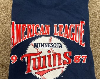 Vintage 1987 Minnesota Twins Western Division Champions shirt