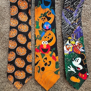 Halloween Themed Neckties