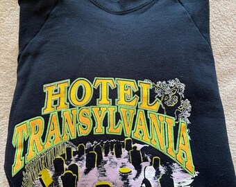 Vintage Hotel Transylvania Halloween Black Sweatshirt