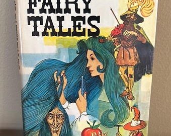 Vintage 1954 Grimm's Fairy Tales Book