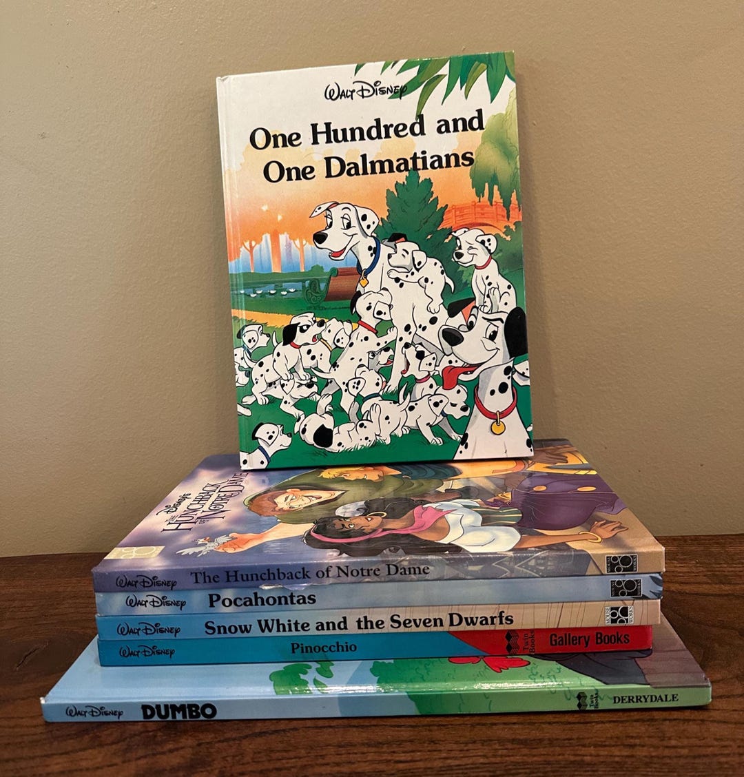 Vintage Disney Big Storybook Set - Etsy