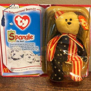Vintage International II Ty Beanie Babies Spangle Bear