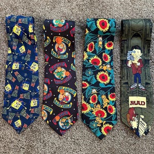 Cartoon/ Comics Themed Neckties