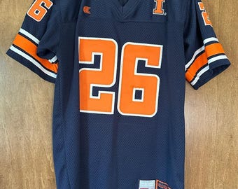 Navy Blue Colosseum Youth Illinois Fighting Illini Football Jersey