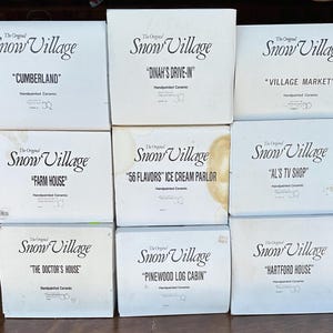 Department 56 Snow Village Items - Buyer&#39;s Choice