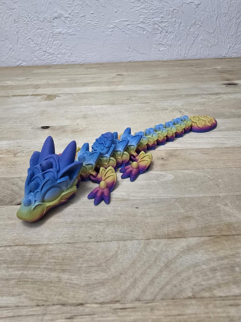 Baby Easter Egg Cookie Dragon 3D Printed in PLA Matte image 2