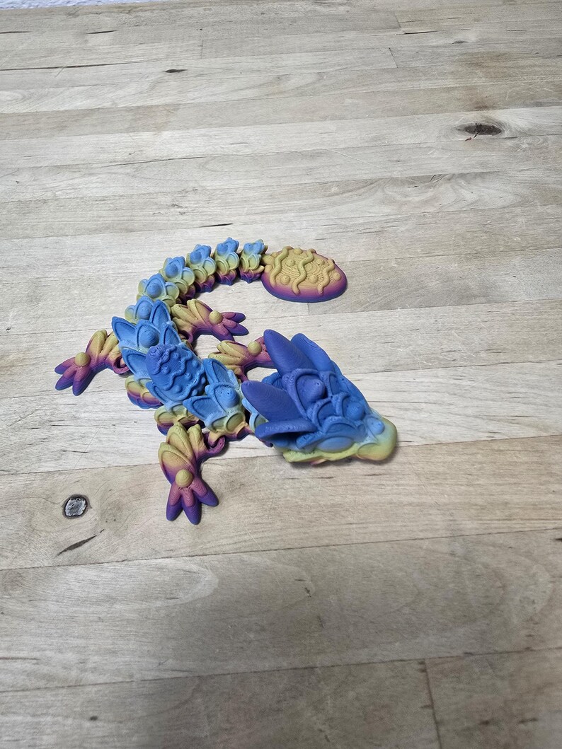 Baby Easter Egg Cookie Dragon 3D Printed in PLA Matte image 5