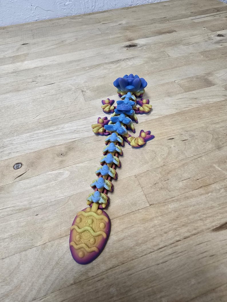 Baby Easter Egg Cookie Dragon 3D Printed in PLA Matte image 7