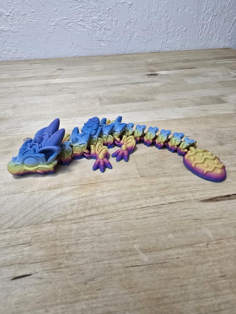 Baby Easter Egg Cookie Dragon 3D Printed in PLA Matte image 9