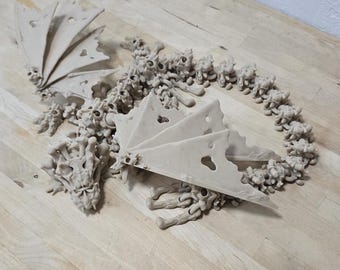 Hollow Winged Dragon 3D Printed 25 Inches Long