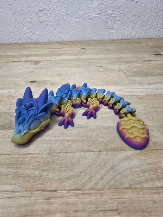 Baby Easter Egg Cookie Dragon 3D Printed in PLA Matte