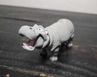 Hippo – Articulated Posable 3D Printed Toy
