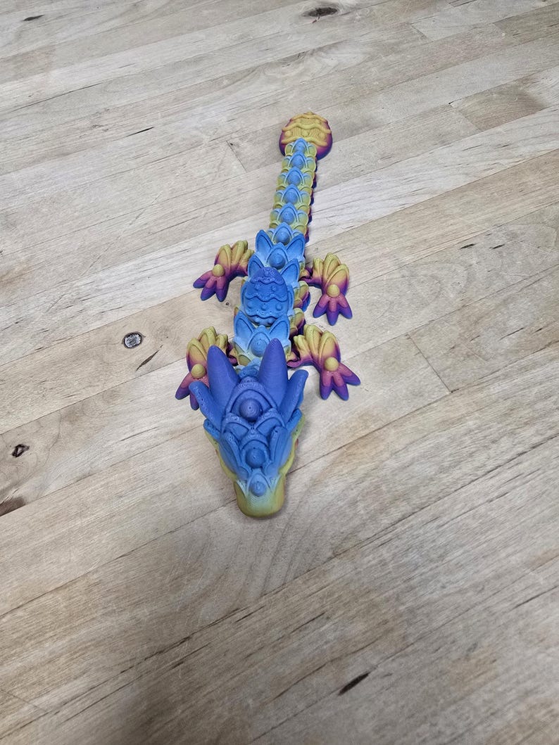Baby Easter Egg Cookie Dragon 3D Printed in PLA Matte image 4