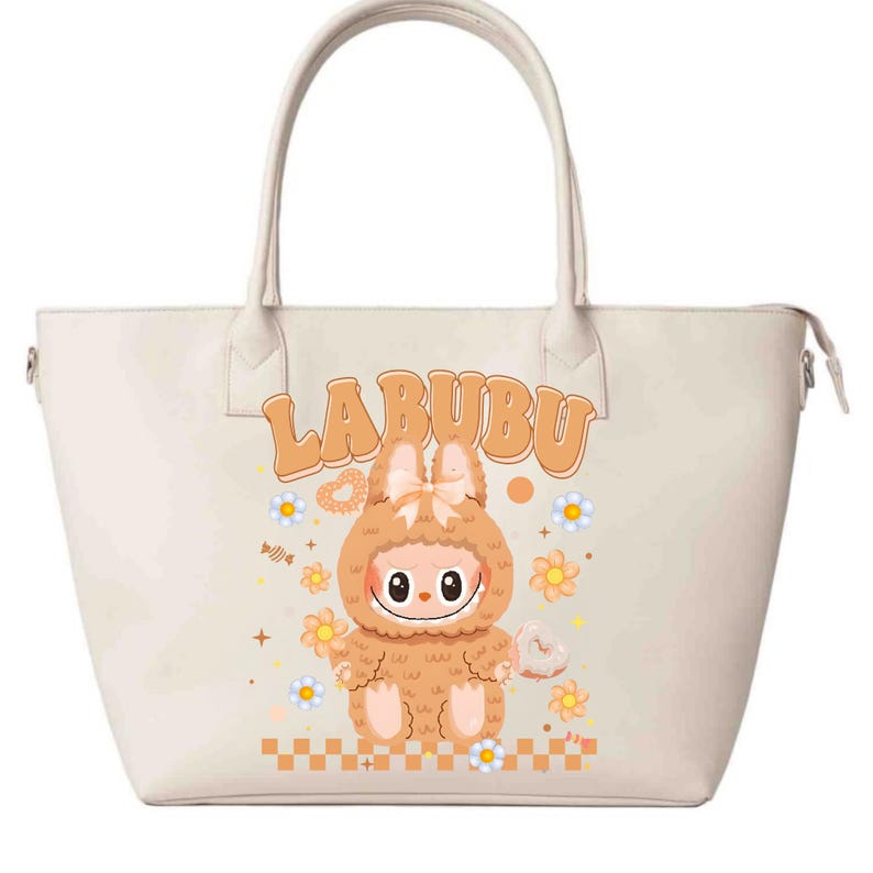Orange Labubu Sticker Orange Labubu Png, File Labubu Design Handbag Svg, Kawaii Cute Digital ...