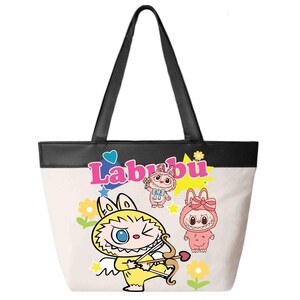 カラフルなラブブウ昇華PNG、モンスターキャラクターのハンドバッグデザイン、SVGカットファイル、愛らしいラブブウファイルPNG、夏のラブブウ