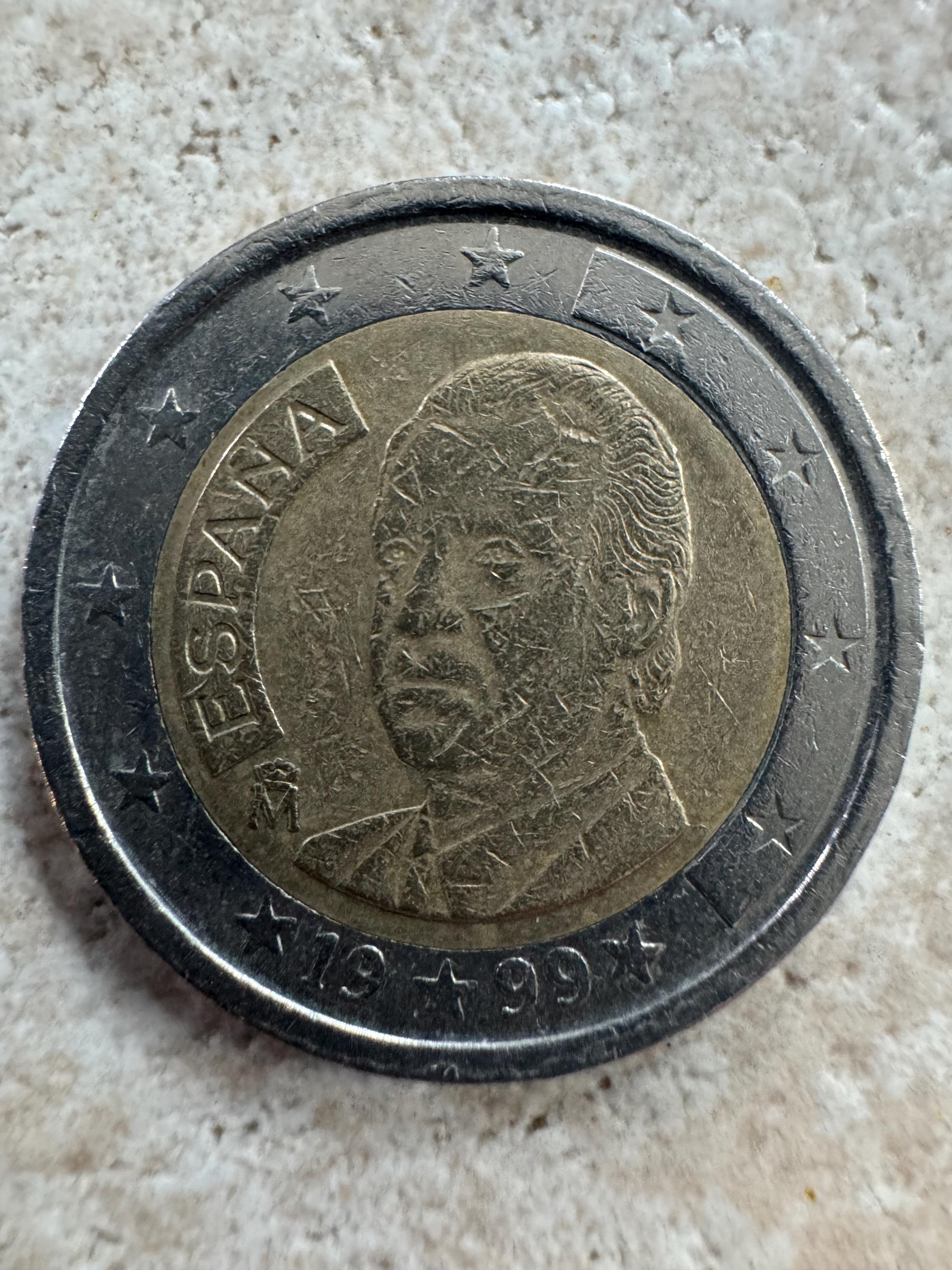 Coins 2 Euro 1999 - Etsy