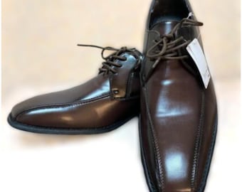 Dark Brown Handmade Leather Oxford Shoes for Men