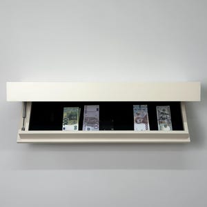Wall-Mounted Secret Storage Shelf – Electronic Safe with Hidden Drawer, Perfect Gift for Men