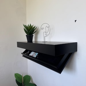 Secret hidden safe, wall safe, concealed shelf safe, security key safe, hidden storage safe furniture, hidden safe drawer, fathers day gift