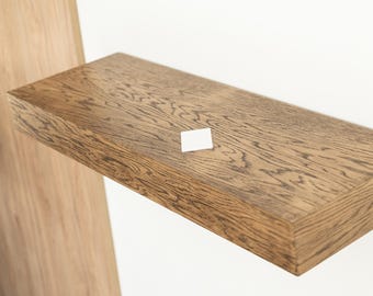 Invisible Wall Shelf Safe with Unique Wood Grain – Premium Custom Home Design