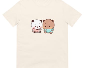 Bubu Dudu T-shirt, 100% Cotton Unisex Tee, Funny Couple Matching Shirt
