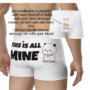 Bubu Dudu herrboxershorts: Alla hjärtans dag-present till jubileum