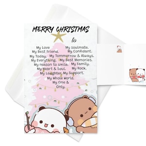 BuBu Dudu Christmas Card