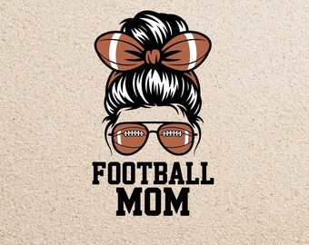 Football Mom SVG: Team Spirit Design (Digital Download)