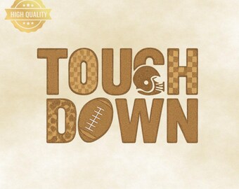 Football Touchdown PNG: Game Day Design (Digital Download)