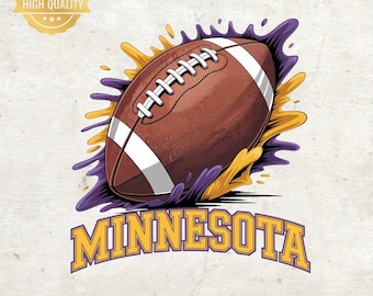 Minnesota Football Team PNG: Digital Design (Transparent Background)