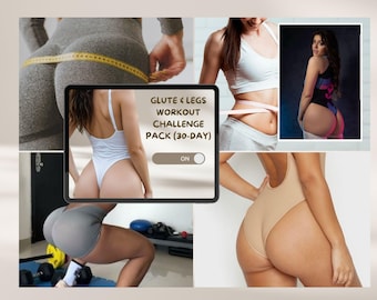 30-Day Glute & Leg Workout Challenge: Home Fitness Plan (PDF)