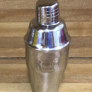 KETEL ONE Vodka Stainless Steel Martini Shaker Drink Cocktail Barware 3 PC Set