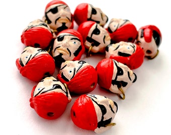 4 Tiny First Mate Beads - Red - CB503