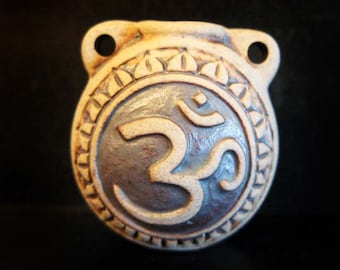 High Fired Ceramic Bottle Bead - Ohm HFBOT38