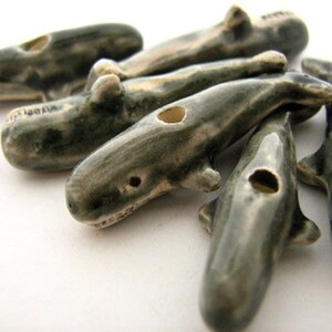 10 Large Sperm Whale Beads - LG118