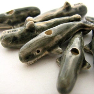 4 Large Sperm Whale Beads - LG118