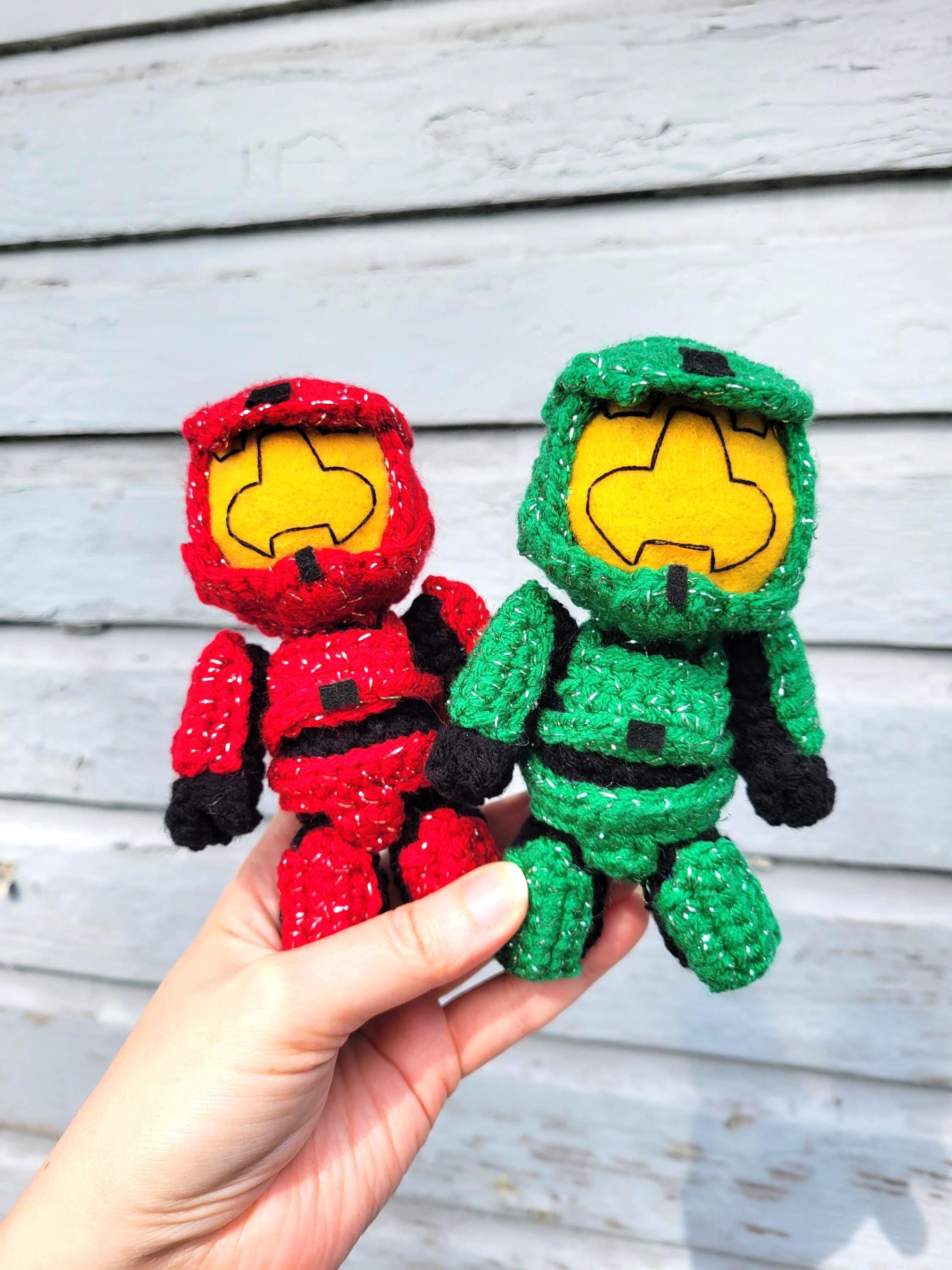 LIQUIDACIÓN Halo Master Chief Spartans Peluche de crochet de