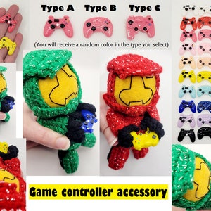 Halo Master Chief Spartan Red vs Blue Rooster Teeth Crochet doll Ships in 2-4 weeks image 8