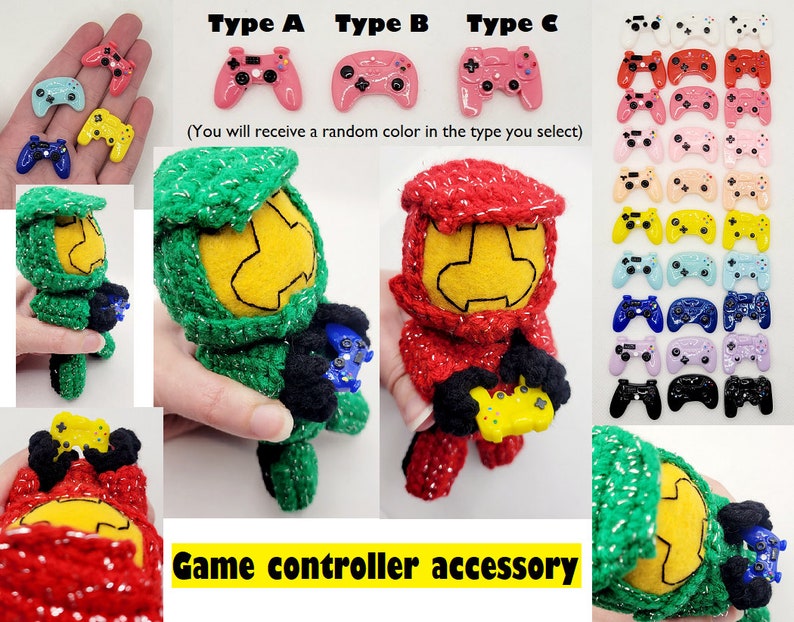 Halo Master Chief Spartan Red vs Blue Rooster Teeth Crochet doll Ships in 2-4 weeks image 8