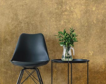 Luxury Gold Textured Wallpaper Mural | Modern Rustic Metallic Peel Stick Wall Decor